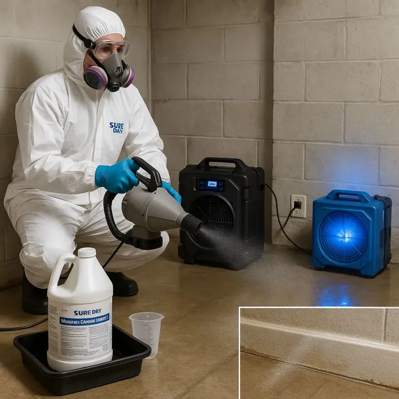 Sanitization and Odor Removal process in Evadale, TX