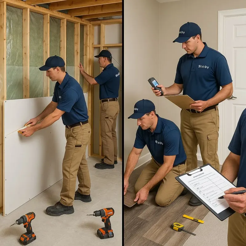 Repairs and Reconstruction process in Evadale, TX